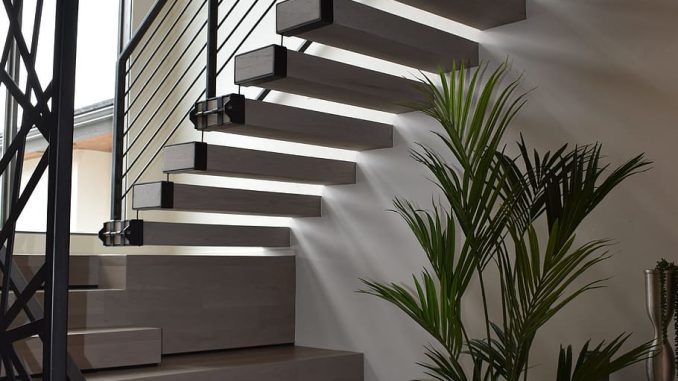 Structure and Railings of Modern Staircases